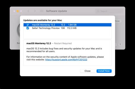 Macos Monterey 12 2 Update Released With Security Fixes