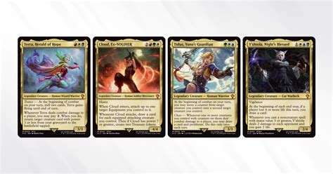 Magic The Gathering Amp 39 S Final Fantasy Crossover First Cards Revealed Eurogamer Net
