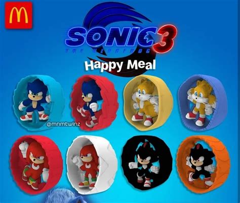 Mcdonald Amp 39 S Is Now Selling Sonic The Hedgehog 3 Happy Meals