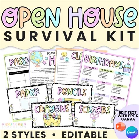 Meet The Teacher Night Open House Ideas With Sign In Sheet Stations Forms More