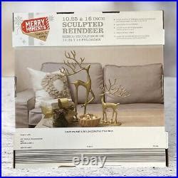 Merry Moments Sculpted Reindeer Pottery Barn Dupe By Aldi Complete Set Black New Ebay Merry Moments Sculpted Reindeer Pottery Barn Dupe By Aldi Complete Set Black New Ebay
