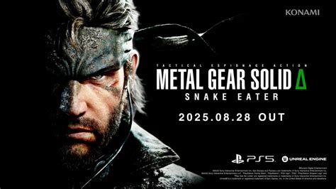 Discover the Metal Gear Solid 3 Remake Release Date Today