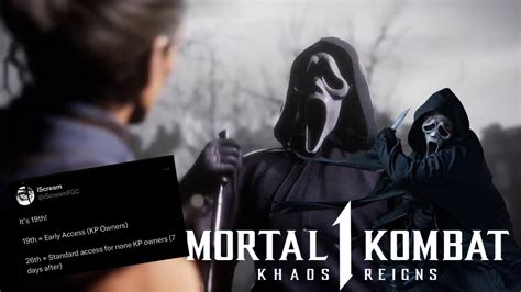 Fast Update: mk1 Ghostface Release Date Revealed