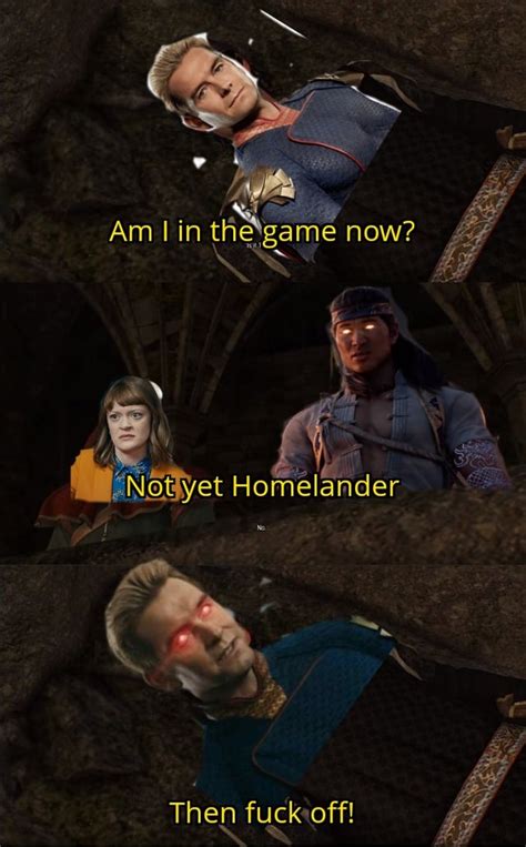 Mk1 Is Probably Gonna Be Homelanders Best Apperance In A Game But The Wait For It Will Suck R