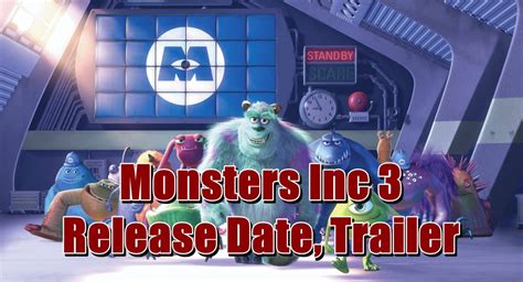 When Will Monsters Inc 3 Release Date Be Announced?