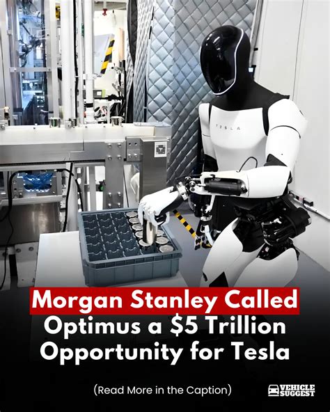 Morgan Stanley Called Optimus A 5 Trillion Opportunity For Tesla Vehiclesuggest