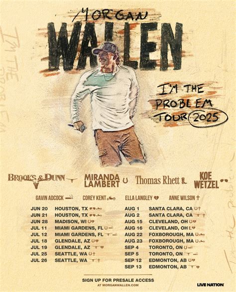 Morgan Wallen New Album I M The Problem Release Date Songs Tour And More Smooth
