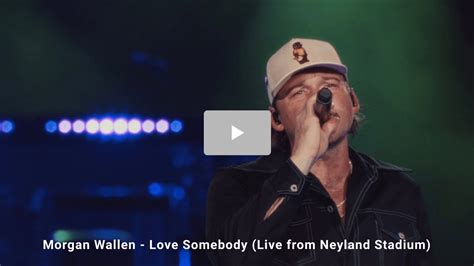 Morgan Wallen Releases Performance Video Of Love Somebody Live From Record Setting Neyland