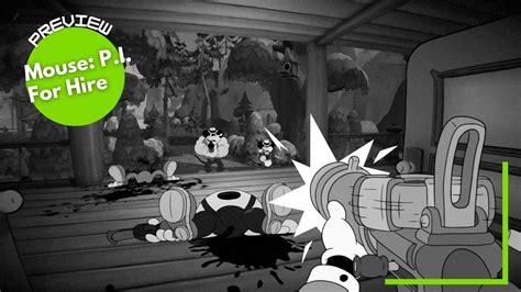 Mouse P I For Hire Preview Spilling Buckets Of Ink