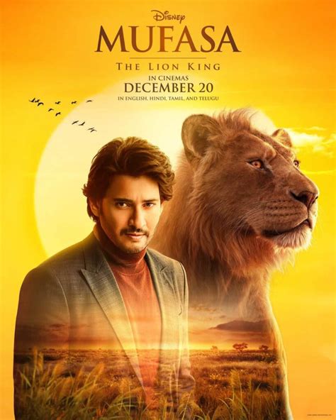 Mufasa The Lion King To Release On 20Th December Mahesh Babu As Mufasa Shares His Excitement