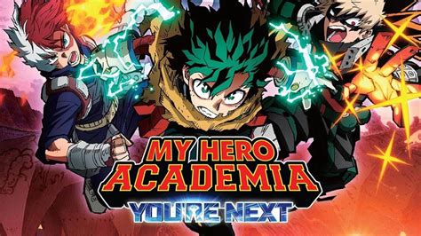 My Hero Academia You Re Next Reveals English Cast