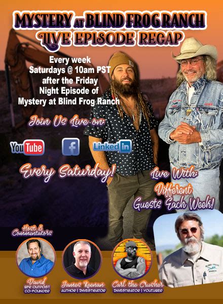 Mystery At Blind Frog Ranch News Mystery Of Blind Frog Ranch Actual Ranch Outpost Tours