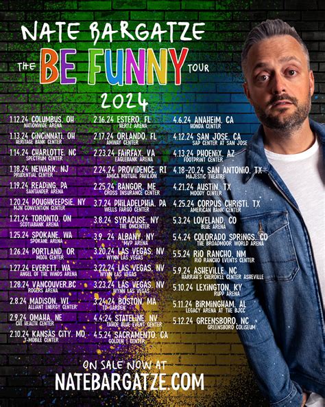 Nate Bargatze 2024 Tour Dates In India Carlie Fiorenze