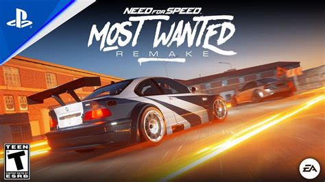 Need For Speed Most Wanted Remake 2024 Ps5 Trailer By Odonata Cinema Game Gaming Youtube