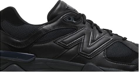 New Balance 9060 Triple Black Leather Men S U9060nri Us