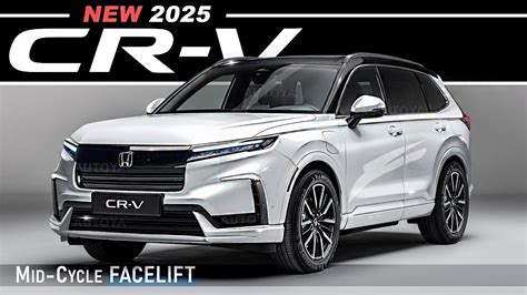 New Honda Cr V 2025 Facelift First Look At Exterior Redesign Amp Interior Refresh Youtube