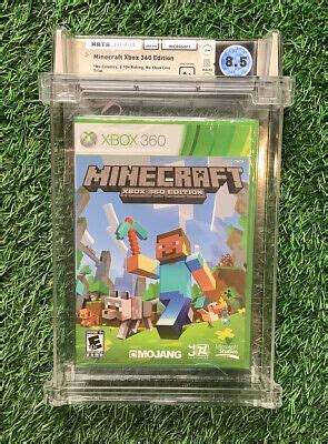 New Minecraft Xbox 360 Edition Microsoft Xbox 360 Sealed Wata A Seal Rating Ebay
