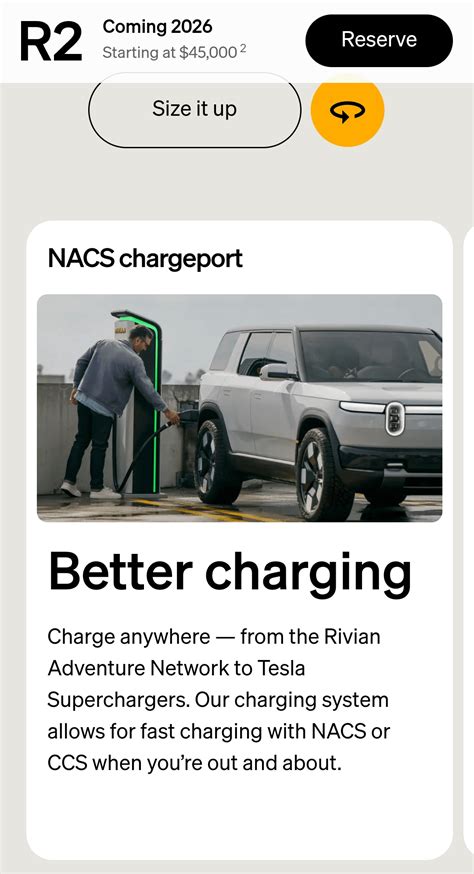New Rivian R2 Uses Nacs Port But On The Wrong Side This Is Going To Mess Up Super Charger Parking Can T Believe They Allowed That R Teslalounge