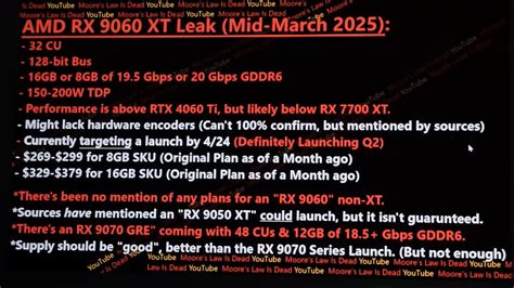 New Rx 9060 Xt Leak Reveals Rtx 4060 Ti Beating Performance And Aggressive Pricing Notebookcheck Net News