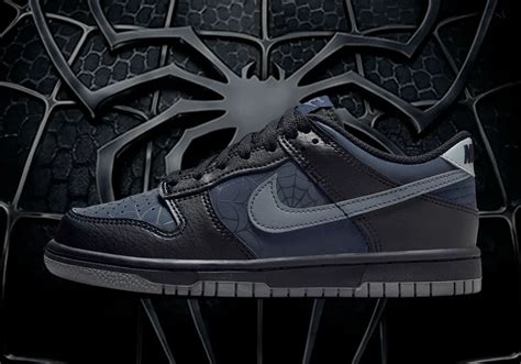 Nike Dunk Low Black Spider Man Holiday 2024 Official Images Have Been Revealed For The Upcoming Nike Dunk Low Black Spider Man Which Is Currently Scheduled To Release This Holiday Season In Gradeschool
