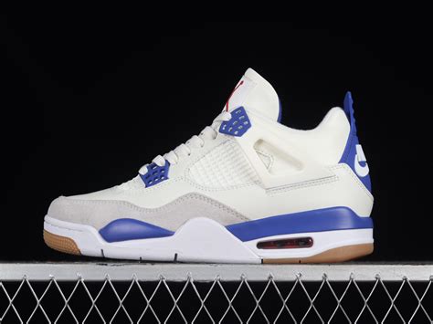 Nike Sb X Air Jordan 4 Sapphire White Royal Blue Gum Dr5415 102 Air Jordan Iv Sepcleat