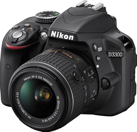 Nikon D3300 Digital Slr Camera With 18 55Mm Vr Ii Lens Black