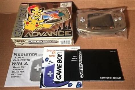 Nintendo Game Boy Advance Pikachu The Movie Console Consolevariations