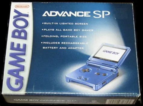 Nintendo Game Boy Advance Sp Cobalt Console Na Consolevariations