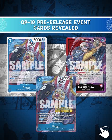 One Piece Tcg Card Game Fan Page Op 10 Release Event Test Out The New Cards Early And Win Exclusive Prizes March 14 20 2025 Buy A Booster Box During The Instagram
