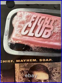 Original Fight Club Movie Poster Brad Pitt Edward Norton