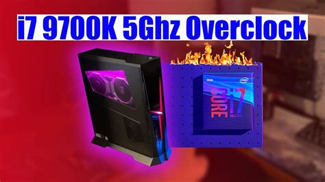 Overclock Your I7 9700K For More Performance Tutorial Youtube