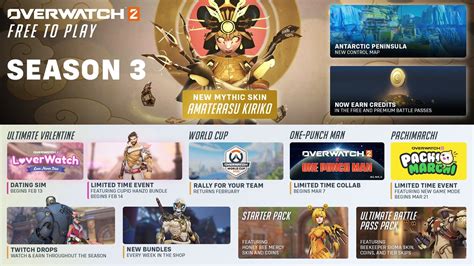 Overwatch 2 Season 3 Release Date Events Mythic Skins And Changes
