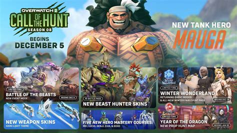 Overwatch 2 Season 8 Call Of The Hunt Begins December 5 News Overwatch