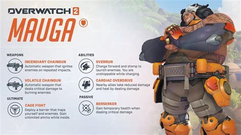 Overwatch Mauga New Hero 32 Leaks Release Date Abilities And Lore Overwatch Mauga New Hero 32 Leaks Release Date Abilities And Lore