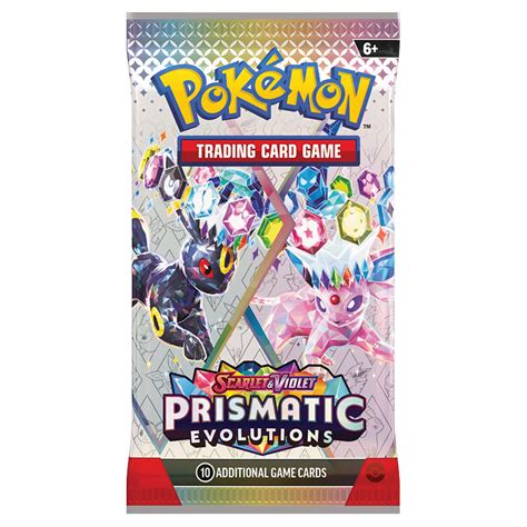 Pok Mon Cards Scarlet Amp Violet Prismatic Evolutions Booster Bundle Smyths Toys Uk