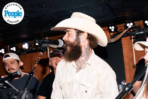 Post Malone Celebrates His Country Album Release In Nashville Exclusive Photos