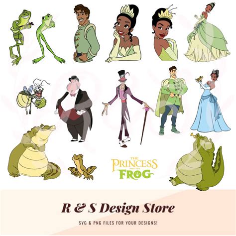 Princess And The Frog Character Design