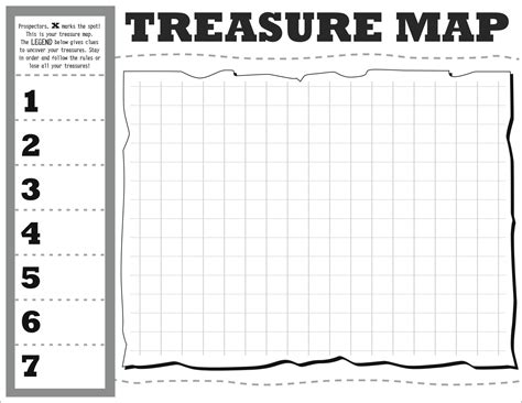 Printable Treasure Map Free Printable Word Searches