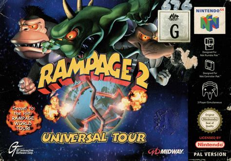 Rampage 2 Universal Tour Nintendo 64 Nerd Bacon Reviews