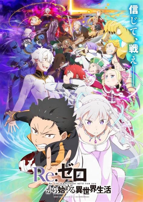 Re Zero Season 3 Preps 2025 Return With Epic New Poster