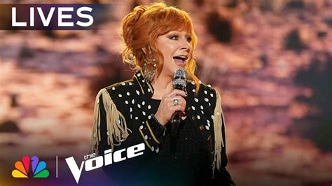 Reba Mcentire Performs I Can T The Voice Lives Nbc Reba Mcentire Performs I Can T The Voice Lives Nbc