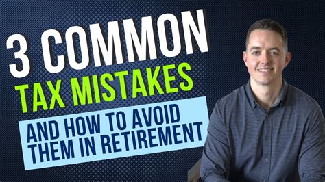 Retirees Beware Of Common Tax Mistakes Youtube