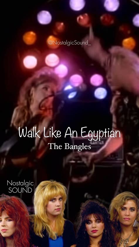 Retronewsnow On X The Bangles Released Walk Like An Egyptian 39 Years Ago September 1 1986 Https T Co 1Asseimduc X