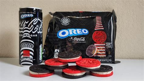 Review The Limited Edition Coca Cola Oreo Zero Sugar And Oreo Coca Cola Sandwich Cookie Are Bubbling With Fun Flavors