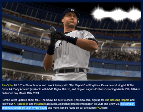 Sds Announces There Will Be No Year To Year Saves In Mlb The Show 24 R Mlbtheshow