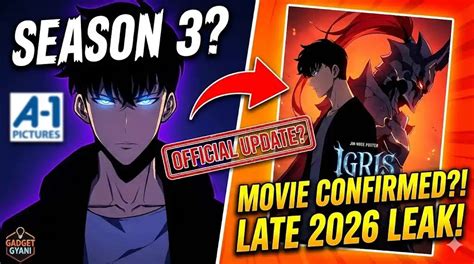 Season 3 Solo Leveling Release Date: What Fans Need to Know