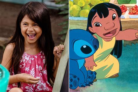 See The Lilo Stitch Live Action Cast Vs Animated Characters