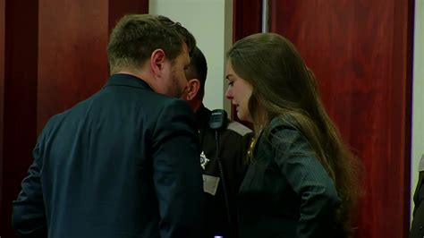 Shayna Hubers Cries During Court Recess