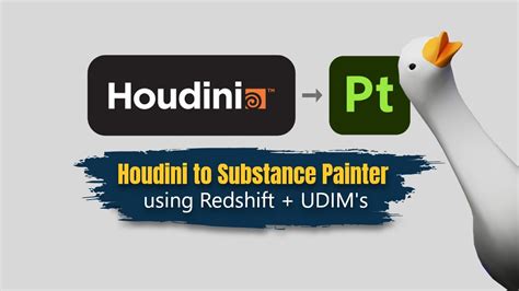 Sidefx Houdini To Substance Painter Workflow Rendering With Redshift Udim Amp 39 S Youtube