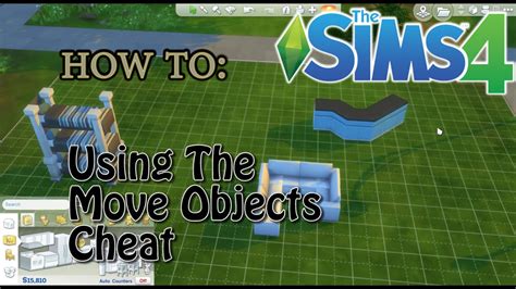 Sims 4 Move Objects Cheat Tutorial 2025
